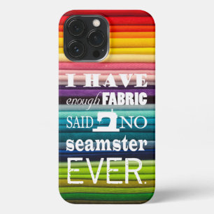 Funda Para iPhone 13 Pro Max Cosecha ・ No Suficiente Tejido Artesanías de Seams