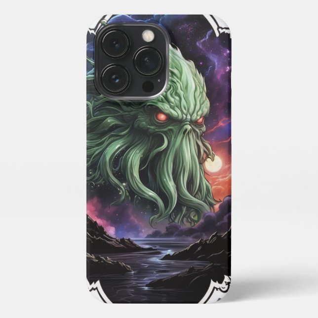 Funda Para iPhone Cosmic Oddities: Cthulhu (Reverso)