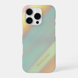 Funda Para iPhone 16 Pro Costa Azul Verde Playa