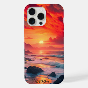 Costa de puesta de sol ardiente personalizada – Ac
