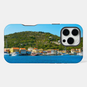 Funda Para iPhone 16 Pro Max Costa del puerto de Antipaxos