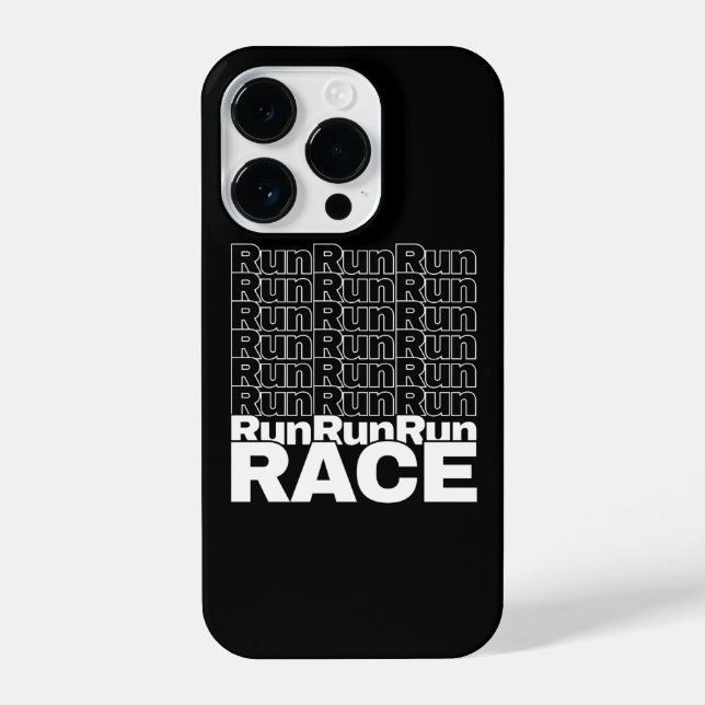 Funda Para iPhone Cotización Motivacional de Runner In-Training - Ca (Reverso )
