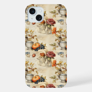 Cottagecore Taza de té de calabaza Floral de otoño