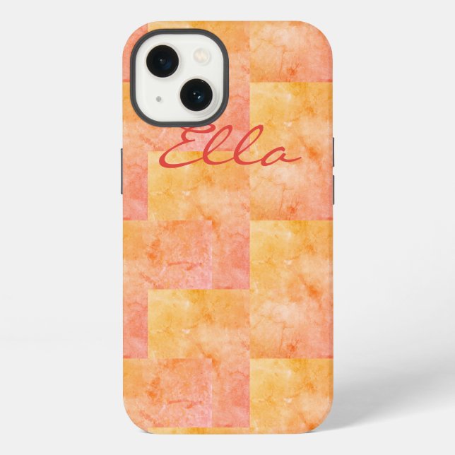 Funda Para iPhone Cotton Candy Patchwork (Reverso )
