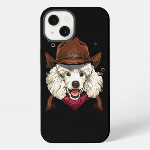 Cowboy Poodle Western Rodeo Cowboy Gorra y Bandana