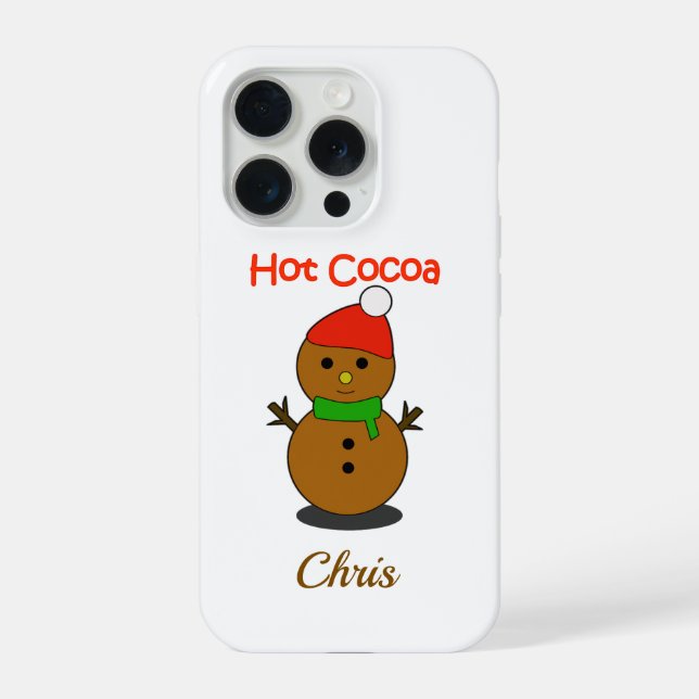 Funda Para iPhone Cozy Christmas Mug – Hot Cocoa Holiday Gift  (Reverso )