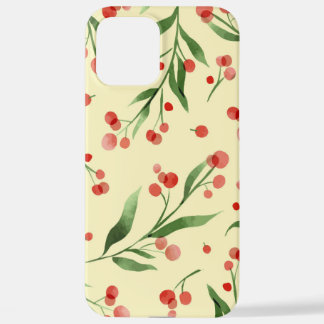 Funda Para iPhone 12 Pro Max Cranberry Pattern Fruit and Nature iPhone CASE