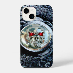 FUNDA PARA iPhone 14 CRÁNEO DE CROMO CON GRIFFINES DE FANTASÍA