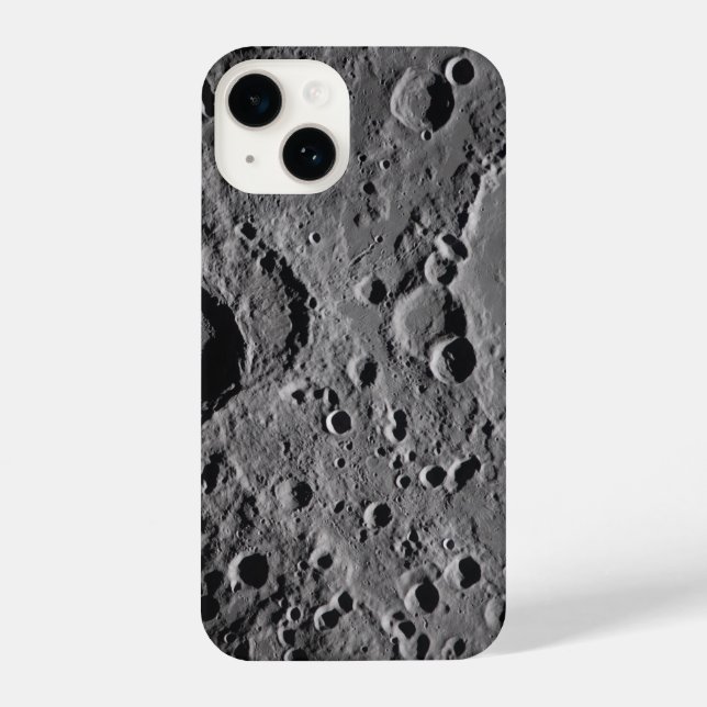 Funda Para iPhone Cráteres lunares Artemis II (Reverso )