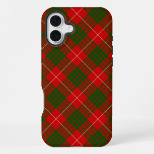 Funda Para iPhone 16 Plus Crawford cuadros rojos y verdes tartán
