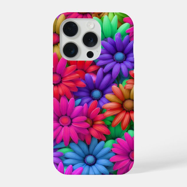 Funda Para iPhone Crazy Daisy #13 - Fundas pro iPhone 15 (Reverso )