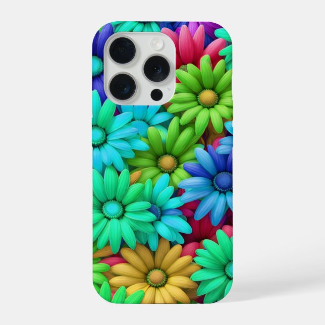 Funda Para iPhone Crazy Daisy #9 - Fundas pro iPhone 15 (Reverso )