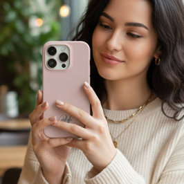 Funda Para iPhone 16 Pro Crea tu Caligrafía de Monograma de Nombre Personal