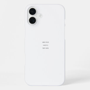 Funda Para iPhone 16 Plus Crea tu propio blanco