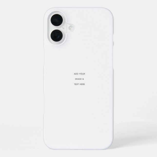 Funda Para iPhone Crea tu propio blanco  (Reverso )