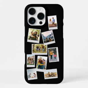Funda Para iPhone 16 Pro Max Crea tu Propio Collage de Fotos Instantáneas Retro
