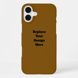 Funda Para iPhone 16 Plus Crea tu propio marrón