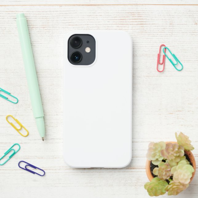 Funda Para iPhone Crear su propio blanco (En el escritorio)