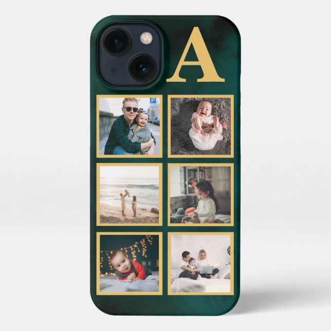 Funda Para iPhone Crear su propio collage de fotos de la familia iPh (Reverso )