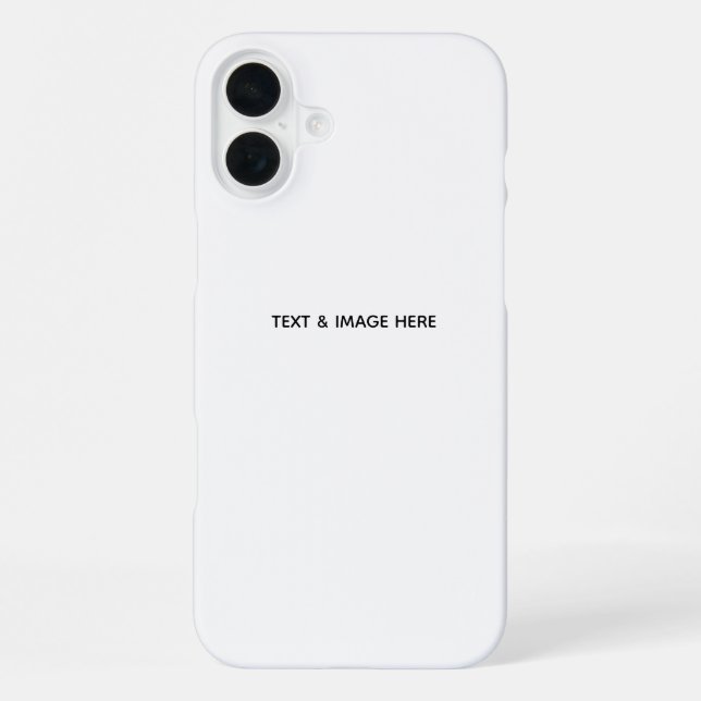 Funda Para iPhone Create Your Own white (Reverso )
