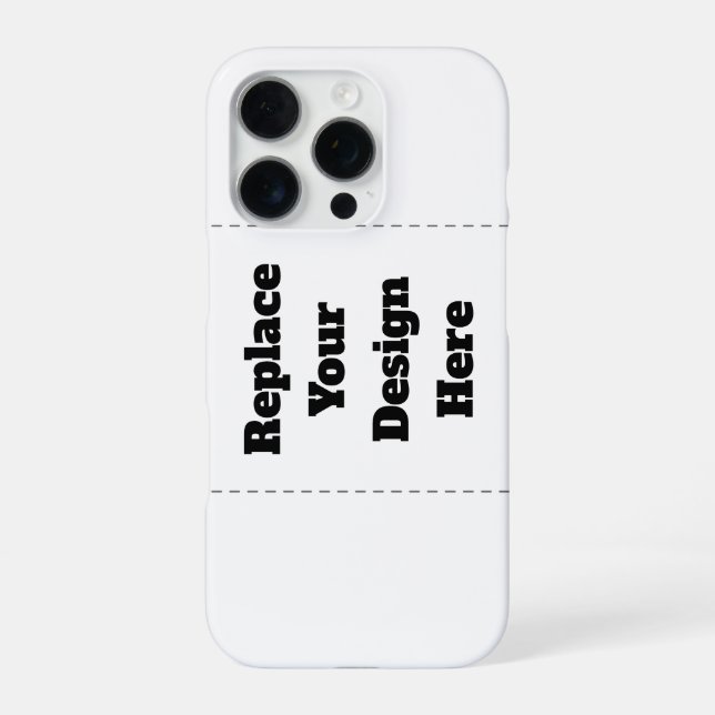 Funda Para iPhone Create Your Own white  (Reverso)