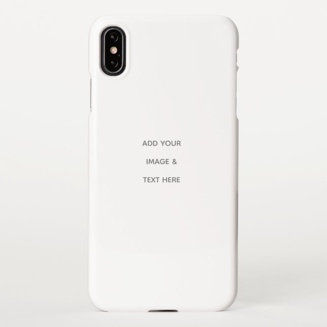 Funda Para iPhone Create Your Own white  (Reverso)