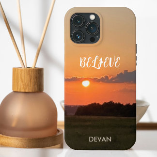 Funda Para iPhone 13 Pro Max Creer, hermoso atardecer sereno