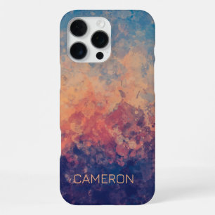 Funda Para iPhone 16 Pro Max Crepúsculo púrpura en un lago