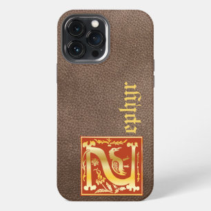 Funda Para iPhone 13 Pro Max Criaturas míticas del siglo XVI decorativa mayúscu