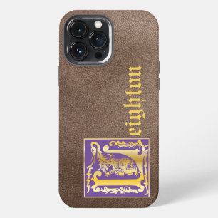 Funda Para iPhone 13 Pro Max Criaturas míticas del siglo XVI decorativa mayúscu