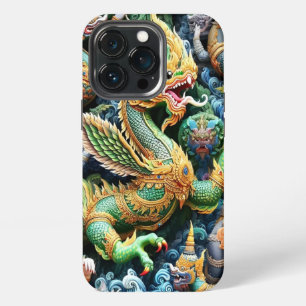 Funda Para iPhone 13 Pro Criaturas míticas y papel pintado de estética fant