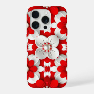 Crimson Bloom Perla de Lujo ✨Rojo Vibrante Floral 