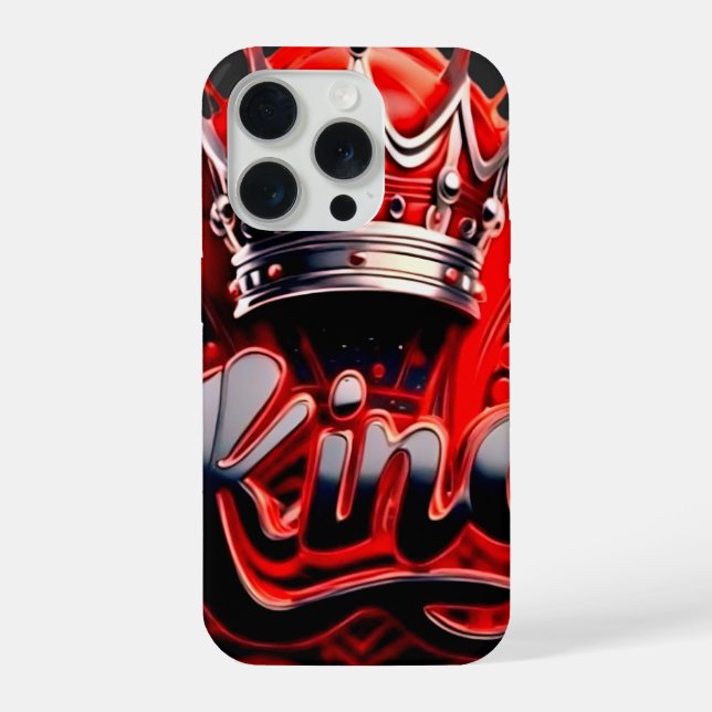 Funda Para iPhone Crimson King Silver Crown - Urban Streetwear Editi (Reverso )