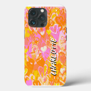 Funda Para iPhone 13 Pro Críticas vibrantes amarillas estallan: Graffiti He