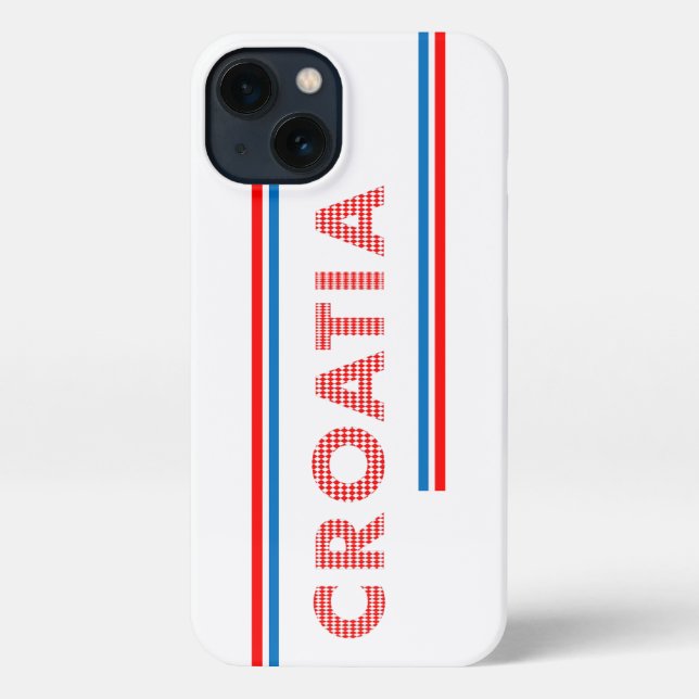 Funda Para iPhone Croacia - con amor (Reverso )
