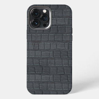 FUNDA PARA iPhone 13 PRO MAX CROCODILE NEGRO COD.03