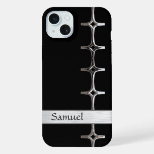 Cromo negro y plata personalizado