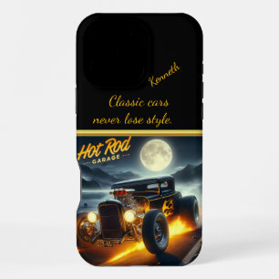 Funda Para iPhone 16 Pro Max Cruceros a la luz de la luna en una barra caliente