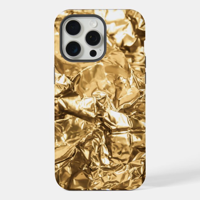 Funda Para iPhone Crushed Golden Folds (Reverso )