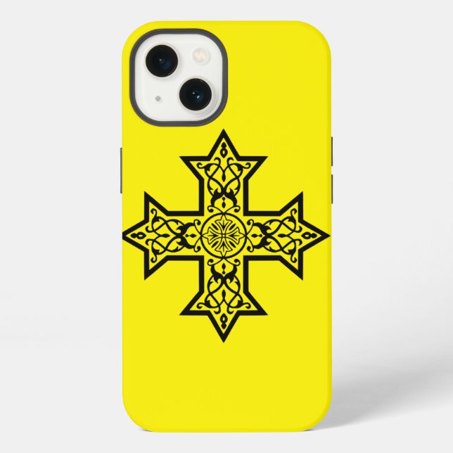Funda Para iPhone Cruz copta (Reverso )