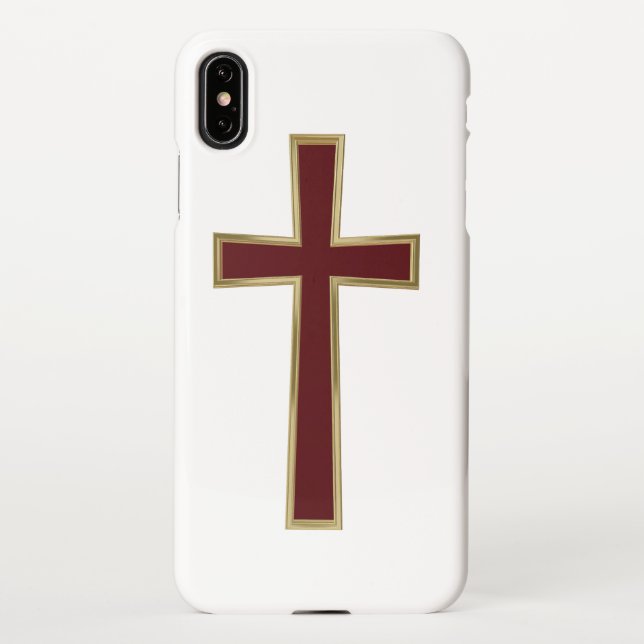 Funda Para iPhone Cruz cristiana (Reverso)