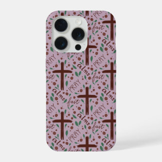 Funda para IPhone Cruz Cuaresmal y Rosas Dibujadas