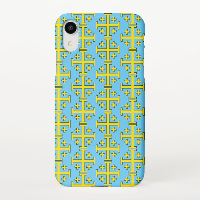 Funda Para iPhone Cruz de Jerusalén (Reverso)