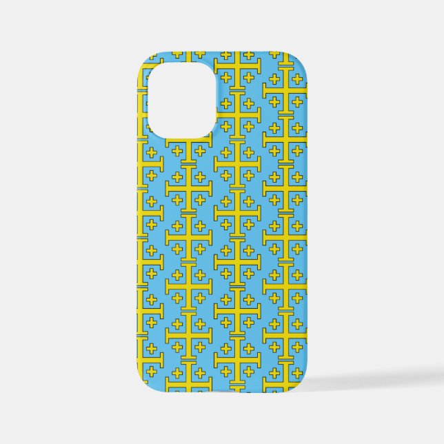 Funda Para iPhone Cruz de Jerusalén (Reverso )