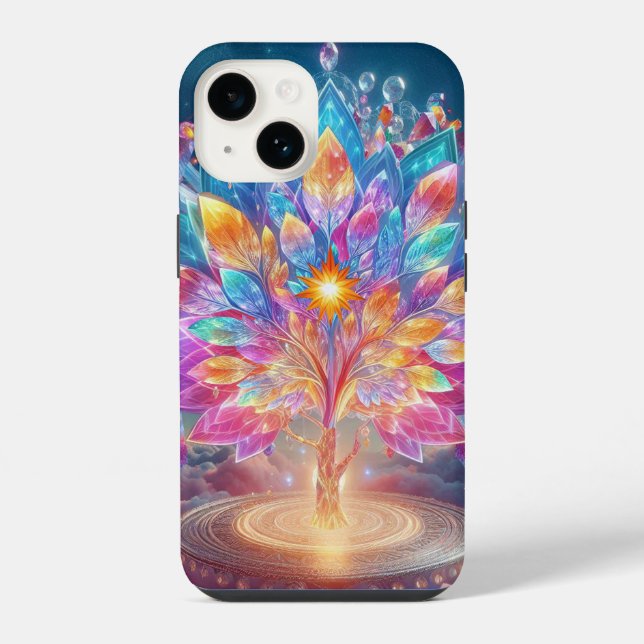 Funda Para iPhone Crystal Tree (Reverso )