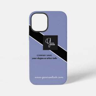 Funda Para iPhone 12 Mini Cuaderno de negocios con logotipo personalizado de