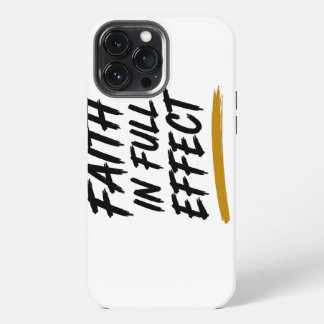 FUNDA PARA iPhone 13 PRO MAX CUADERNO INSPIRACIONAL FE CON TOTAL EFECTO