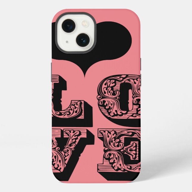 Funda Para iPhone Cuadrado de AMOR (Reverso )
