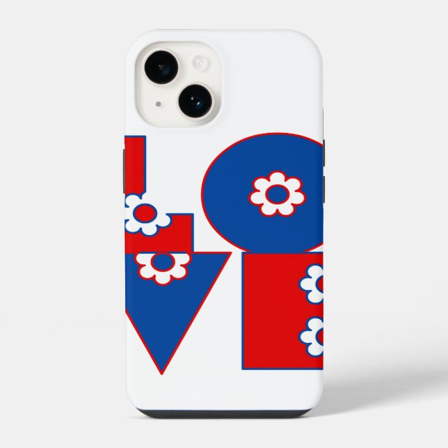 Funda Para iPhone Cuadrado de AMOR (Reverso )