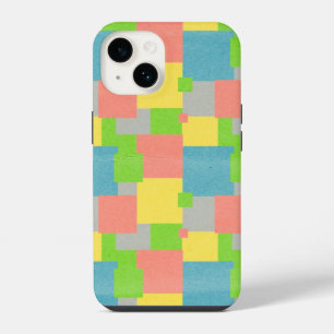 Funda Para iPhone 14 Cuadrados coloridos